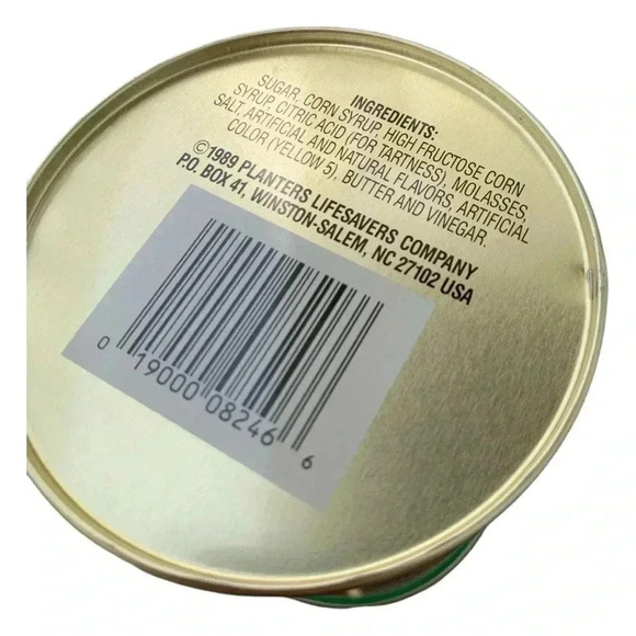 Vintage 1990 Life Savers Holiday Tin "Memories Made Sweeter" LE Limited Edition - Picture 6 of 8